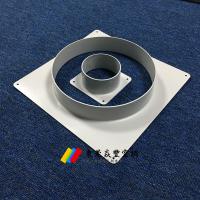 【開口290mm】風(fēng)管支管變徑頭，法蘭變徑口，保溫軟管法蘭接頭